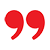 red close quotation mark