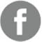 grey round facebook icon